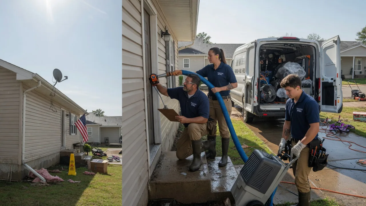 Ceiling Water Damage Restoration in Osceola, WI near me